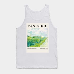 Green Wheat Fields, Auvers (1890) by Vincent Van Gogh Tank Top